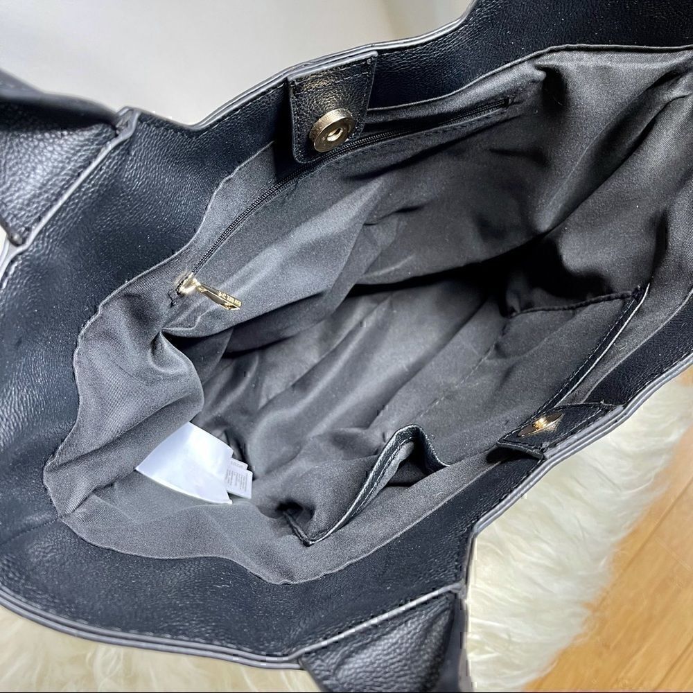 Rachel Zoe canvas tote with top handle NWOT - Picture 7 of 9